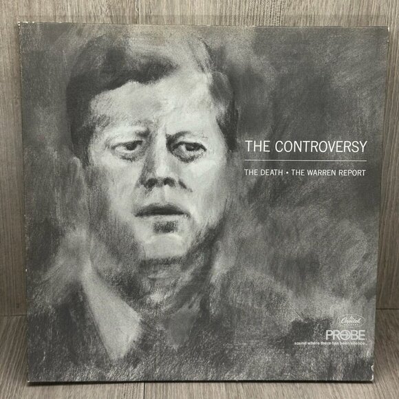 The Controversy The Death The Warren Report - John F Kennedy Vinyl LP Probe - Picture 1 of 8